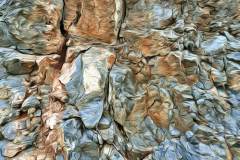 Felsen- und Stein-Textur, im Photo-to-ART Stil.