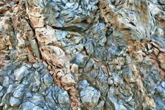 Felsen- und Stein-Textur, im Photo-to-ART Stil.