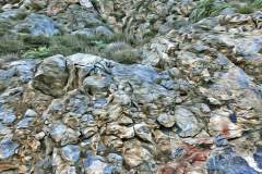 Felsen- und Stein-Textur, im Photo-to-ART Stil.