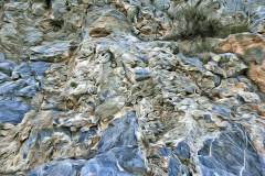 Felsen- und Stein-Textur, im Photo-to-ART Stil.