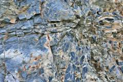 Felsen- und Stein-Textur, im Photo-to-ART Stil.
