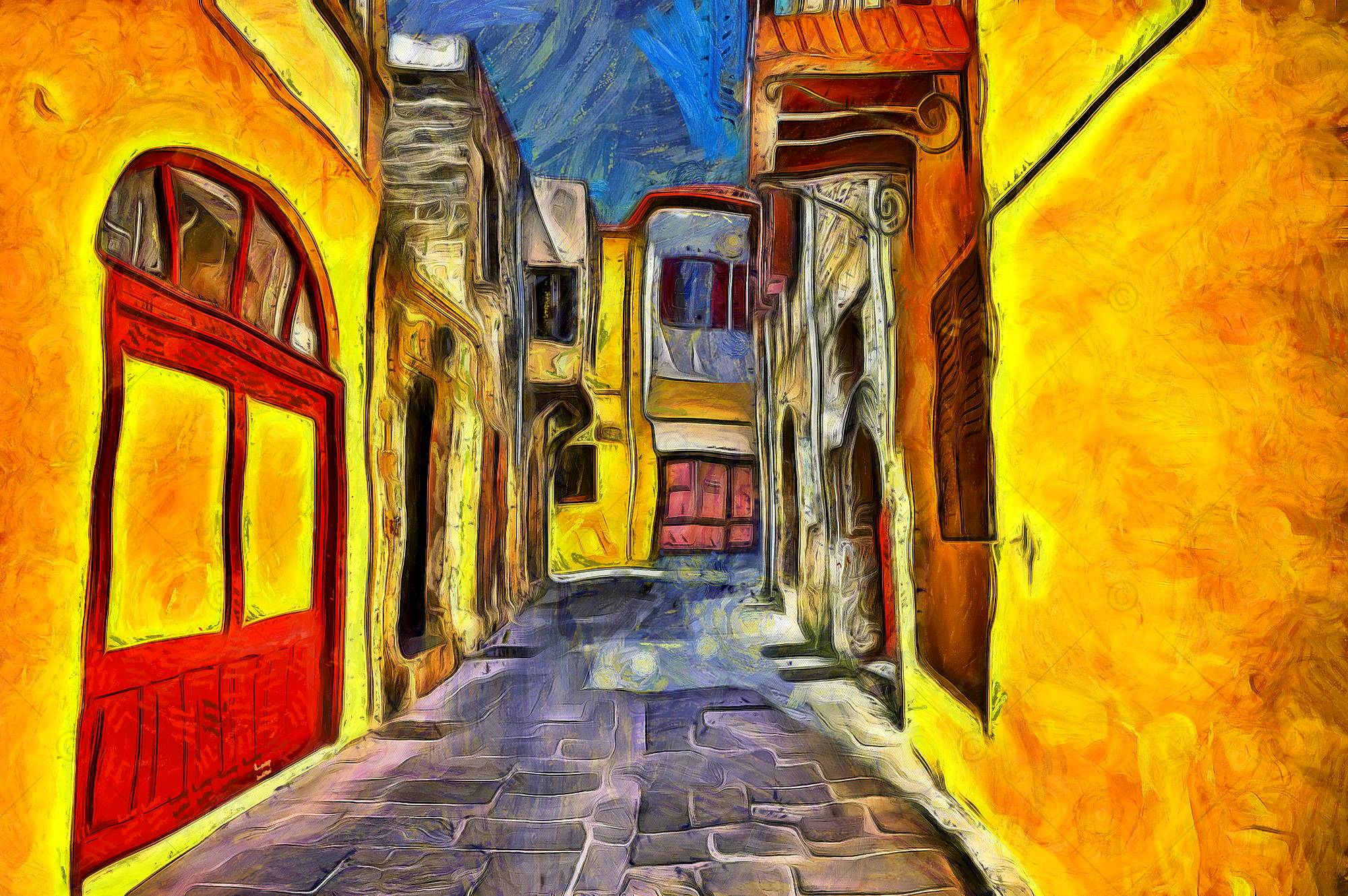 Foto | Bild: Die kleine Gasse.